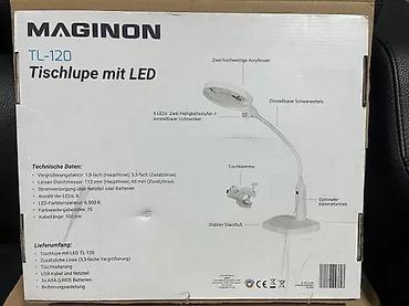 menta sadnice: MAGINON TL-120 – stona lupa sa LED osvetljenjem - Ugrađena LED — 6