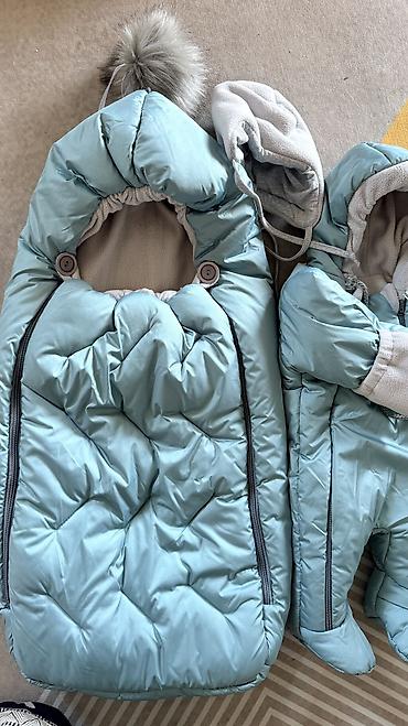 Комплекты одежды: 🧸 Зимний комплект для новорождённого «Пушинка» (4 в 1) — б/у, в — 7