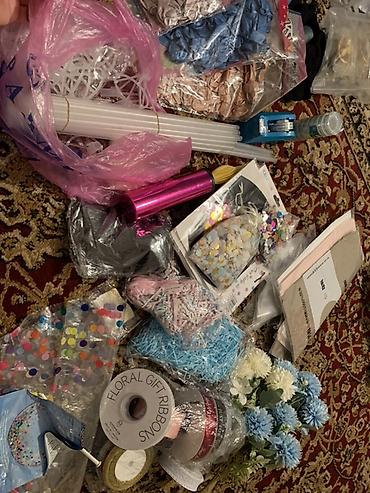 Большой набор для оформления праздников и подарков Состав по фото: - — 1