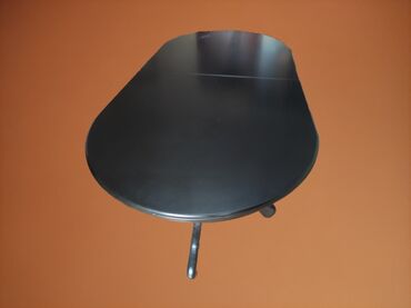 стол раздвижной тумба: Для зала Стол, цвет - Черный, Б/у