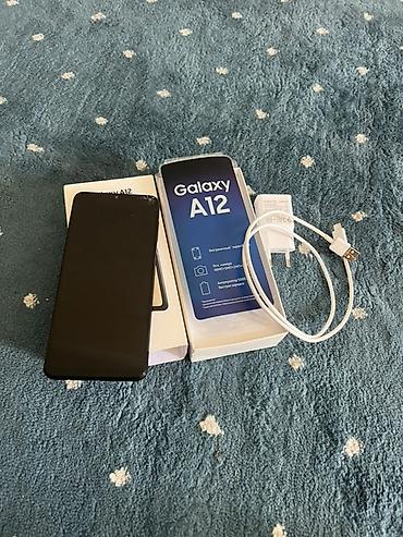Samsung: Samsung Galaxy A12, Б/у, 64 ГБ, цвет - Черный, 2 SIM — 2