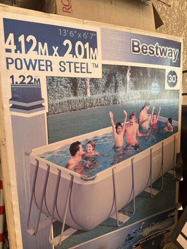 солнечная батарея бу: Продам Басейн Bestway power steel, 4.12 x 2.01 x 1.22. состояние