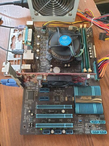 Материнские платы: Материнская плата, Б/у, Asus, LGA1155, ATX, Для ПК