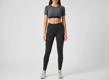 leginsy z misiem: Beloved, Legginsy Sportowe damskie, rozmiar M