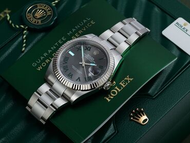 elektiron saat: Новый, Наручные часы, Rolex, цвет - Серебристый