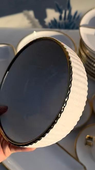 dish sets: Набор посуды на 6 персон новое с коробкой Белый цвет всегда в моде. 6 — 5