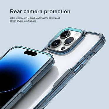 Maske i futrole za telefone: Maska Nillkin Nature Pro za iPhone 15 Pro Max 6.7 transparent. Uz brzu — 9
