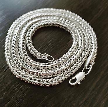 Серебряные цепочки: Серебряная цепь Лисий хвост 90 гр 55 см Ручная работа Серебро 925 — 29