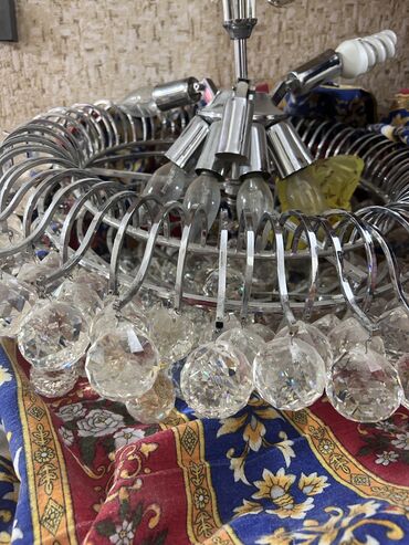 cilciraq sederek: Çılçıraq, 10 və daha çox lampa, Xrustal