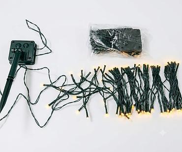 купить гирлянды уличные: Солнечная светодиодная гирлянда для улицы/сада Длина:12 метров. - — 2