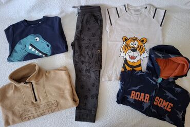 trikotazne pantalone: Bundle: Pants, T-shirts, Sweatshirts, For boys, age: 5-6 years