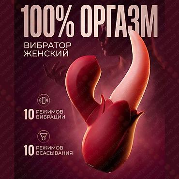 Женский вибратор язычок с вакуумной стимуляцией Ключевые особенности