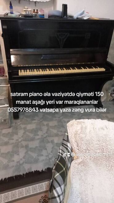 işlənmiş pianolar: Пианино, Беларусь, Акустический, Б/у, Самовывоз