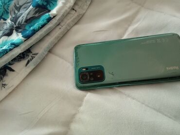 avtosistem elaqe: Redmi Note 10, 128 GB, rəng - Yaşıl, Qırıq