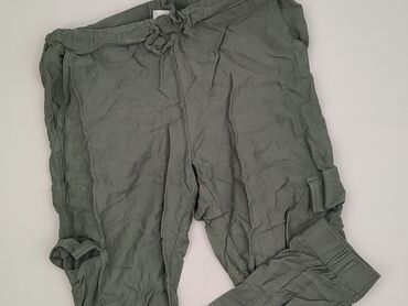 legginsy prążkowane push up: Material trousers for women, size S (EU 36)