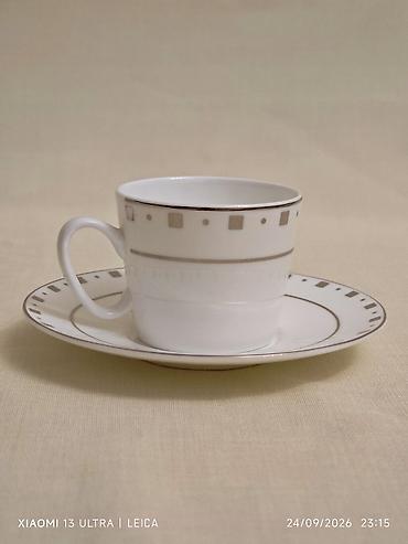 gurcu xengeli satisi: Çay dəsti, Farfor, 6 nəfərlik, İtaliya — 5