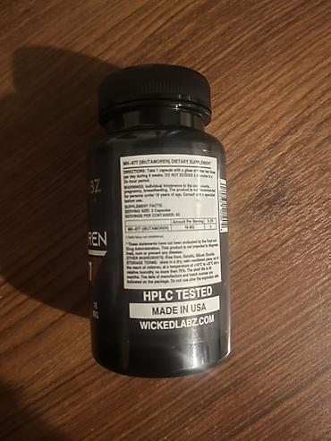Vitaminlər və BAƏ: WickedLabz Ibutamoren MK-677 – qida əlavəsi (SARM) - Brend — 2