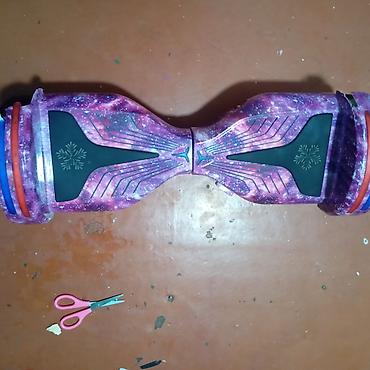 Электротранспорт: Özünütarazlayan skuter (hoverboard) – bənövşəyi “Qalaktika” dizaynı — 4