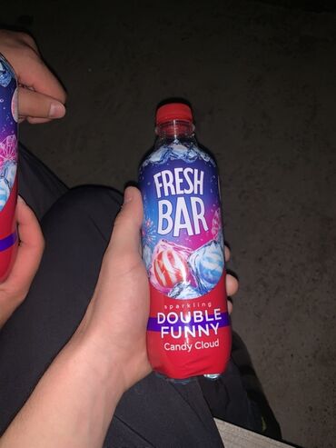 купить шейкер спортивный: Газированный напиток Fresh Bar Sparkling Double Funny Candy Cloud в