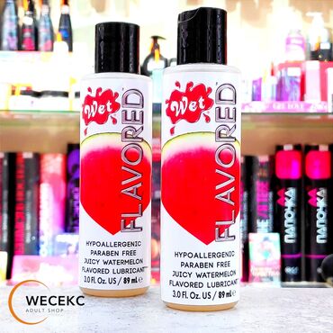 Гигиена и ароматизаторы: Съедобный лубрикант Flavored Juicy Watermelon (сочный арбуз) 89 мл Wet