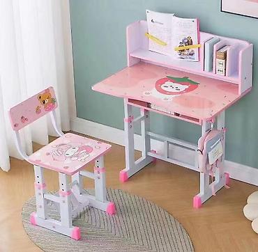 часики: Детский учебный комплект Hello Kitty: стол + стул - Тематика: Hello — 7