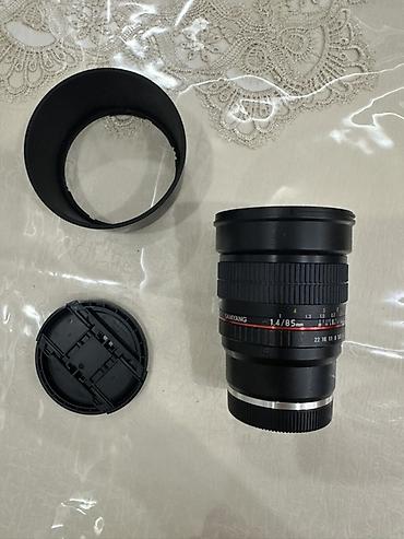 Foto və videokameralar: Samyang 85mm f/1.4 AS IF UMC obyektiv Sony üçün - Fokus məsafəsi: 85 — 1