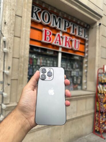 iphone x s max ikinci el: IPhone 13 Pro Max, 256 GB, Qara