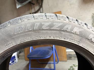 Шины: Шины 235 / 50 / R 18, Зима, Б/у, Комплект, Легковые, Япония, Bridgestone — 6