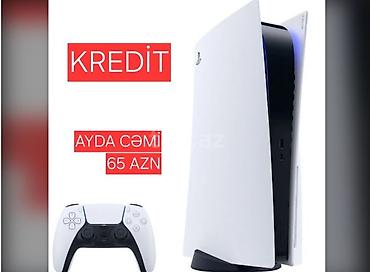 500gb ssd: PlayStation 5 oyun konsolu - Rəng: ağ-qara, şaquli stend dizaynı - — 1