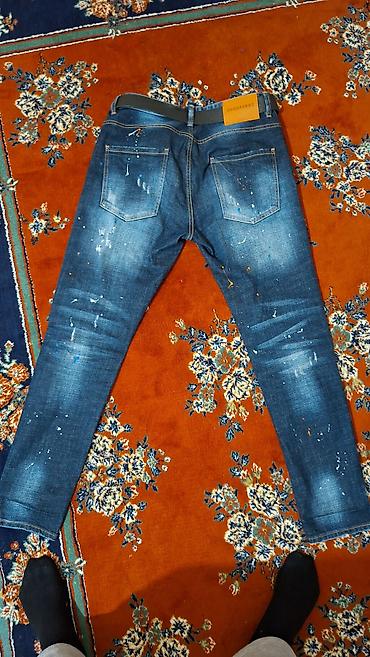 Cinslər: (Dsquared2) 32 razmer cox az geyinilib - Rəng: tünd mavi, yuyulmuş — 2