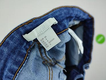 biale klapki hermes: H&M, Jeansy damskie, rozmiar XS — 4