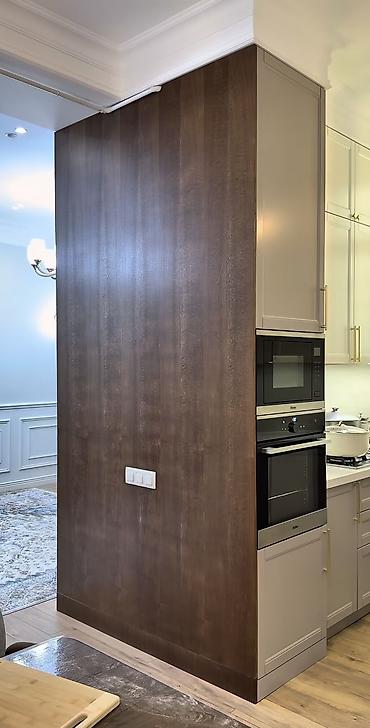 silver kitchen: Кухонный гарнитур в классическом стиле - Планировка: угловая, с — 2