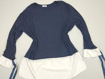bluzki niebieska damskie: Блуза жіноча, 5XL, стан - Хороший