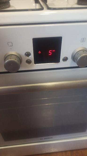 pelet sobası: Bosch qaz-elektrik kombinə edilmiş soba - Üst panel: 4 ocaq gözü – 3 — 3