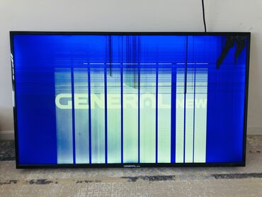 Телевизоры: Продается телевизор General new, Smart TV, на экране есть трещина