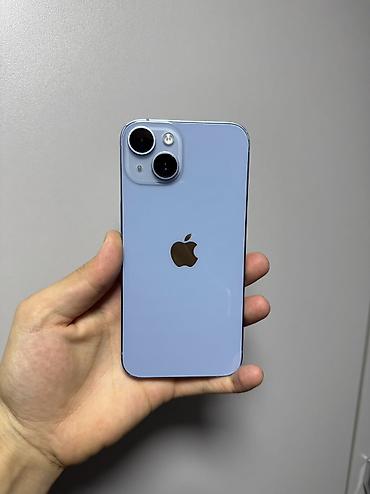 iphone 1e: IPhone 14, Б/у, 128 ГБ, Синий, 80 % — 2