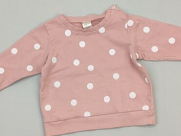 bluzki dla niemowlaka: Bluza, H&M, 6-9 m, stan - Bardzo dobry