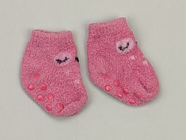 długie różowe skarpety: Socks, 16–18, condition - Good