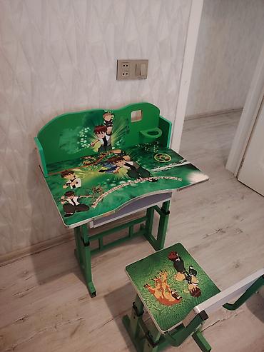 gence stol: Oğlan və qız üçün, İşlənmiş, Yazı masası — 1