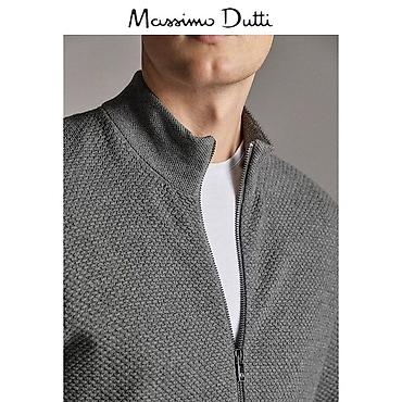 Свитера: Мужской свитер, S, Massimo Dutti, Новый, цвет - Серый, Самовывоз — 2