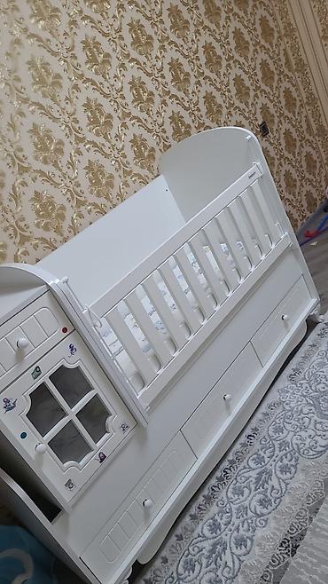 Manejlər: Uşaq beşiyi – çoxfunksiyalı, ağ rəng Cox az istifade olunubdu. Hec — 7