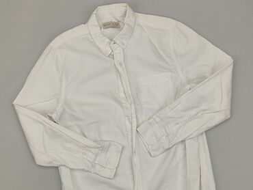 biała bluzka z długim rękawem: Shirt 12 years, condition - Very good, pattern - Monochromatic, color - White