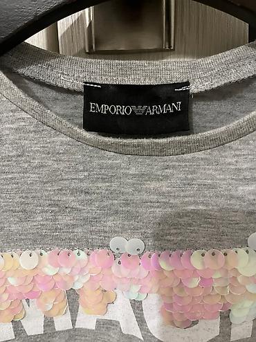 armani canta: Майка Emporio Armani. Оригинал. Размер 6-7лет. Можно одевать до 8лет — 2