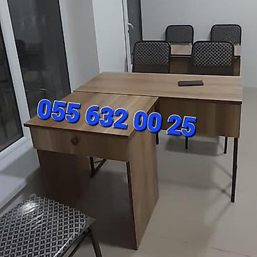 Ofis mebeli: Tədris kursları üçün stol stul dəstinin sexdən birbaşa satışı var — 4