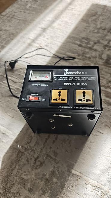 ev ramani: Jacobs WN-1000W avtomatik gərginlik tənzimləyicisi (Automatic Voltage — 4