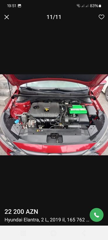 Hyundai: Hyundai Elantra: 2 l | 2019 il Sedan — 2