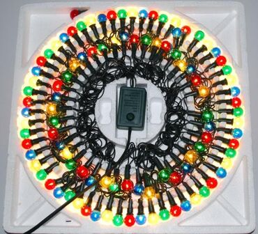 Yeni il oyuncaqları və bəzəkləri: Yolka işığı 1,5×1,5 / 2×2/ 3×3 və s. istənilən ölçüdə yolka işıqları — 5