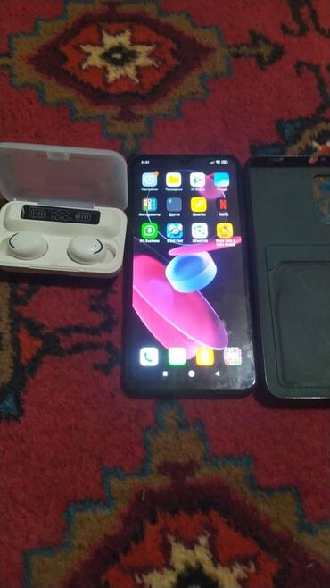 игровые наушники для телефона: Xiaomi, Redmi 9T, Б/у, 128 ГБ, цвет - Черный