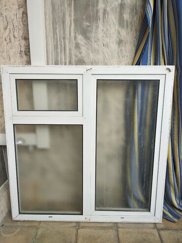 Plastik pəncərələr: Alüminium pencere, ayna 119x120 ( Gəncə )