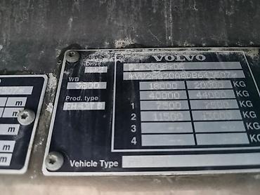 Volvo: Тягач, Volvo, 2012 г., Тентованный — 5